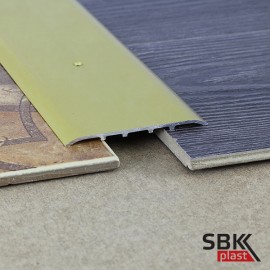 ПО-80 порог алюминиевый гладкий с отверстиями